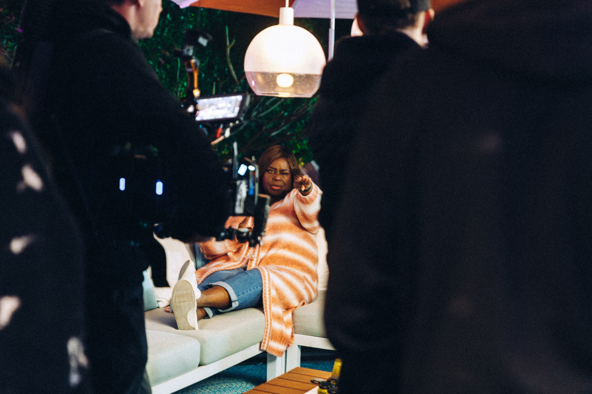 Behind the scenes