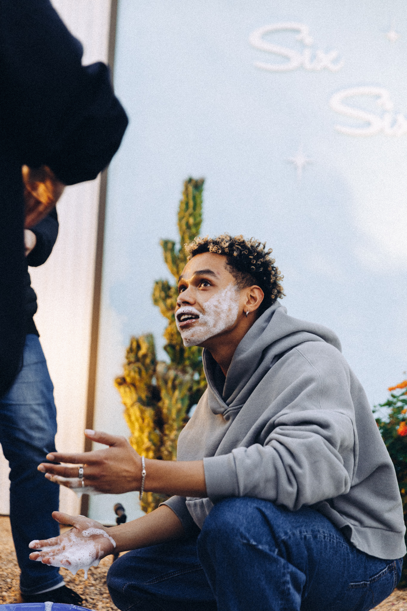 Behind the scenes