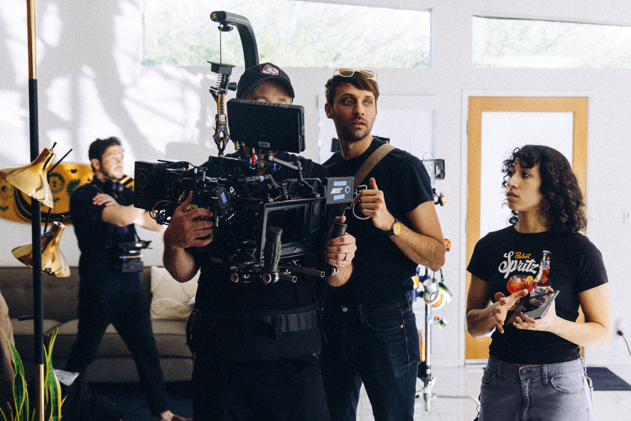 Behind the scenes