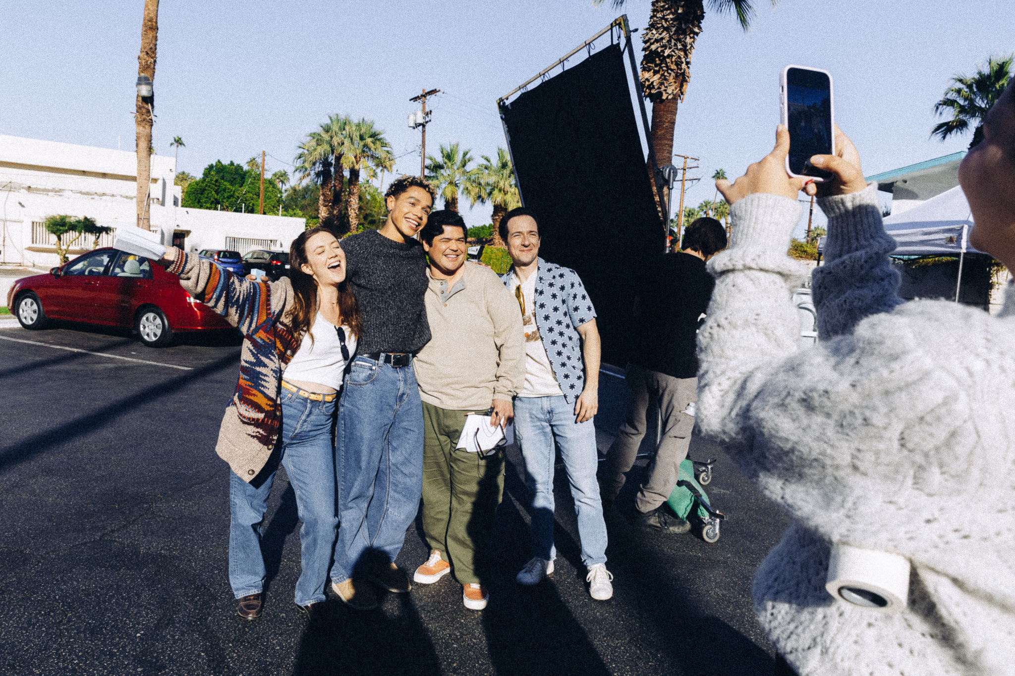 Behind the scenes